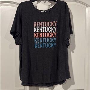 Kentucky Graphic Women's Black T-Shirt